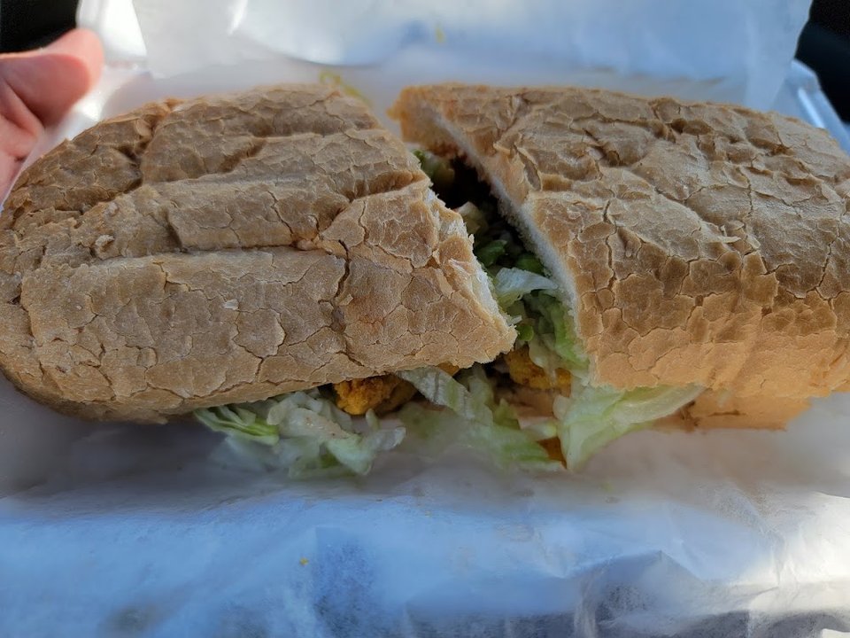 Oyster PO-Boy Sandwich